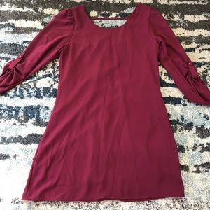 Maroon Dress